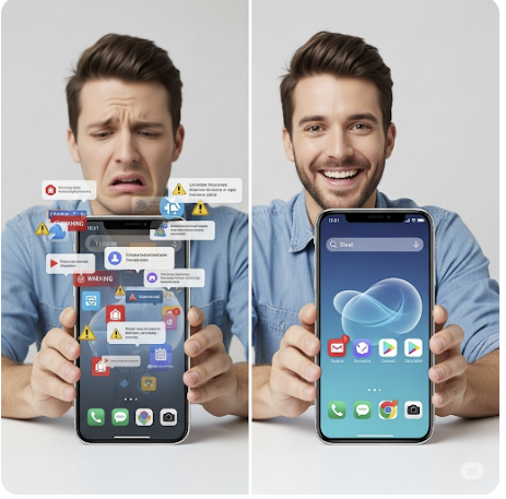 스마트폰 느려질 때 해결법 총정리 (저장 공간 부족, 앱 과다 실행 등) 관련 사진