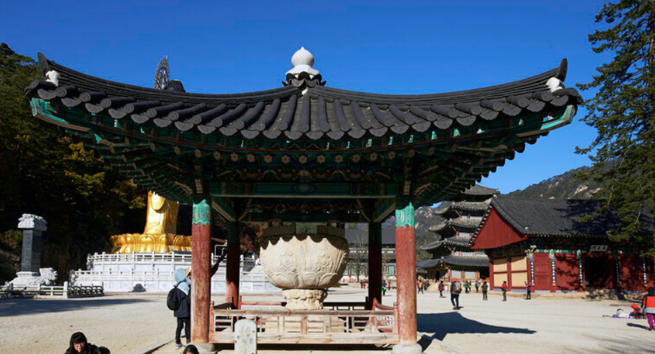 속리산 법주사 문화재 석련지