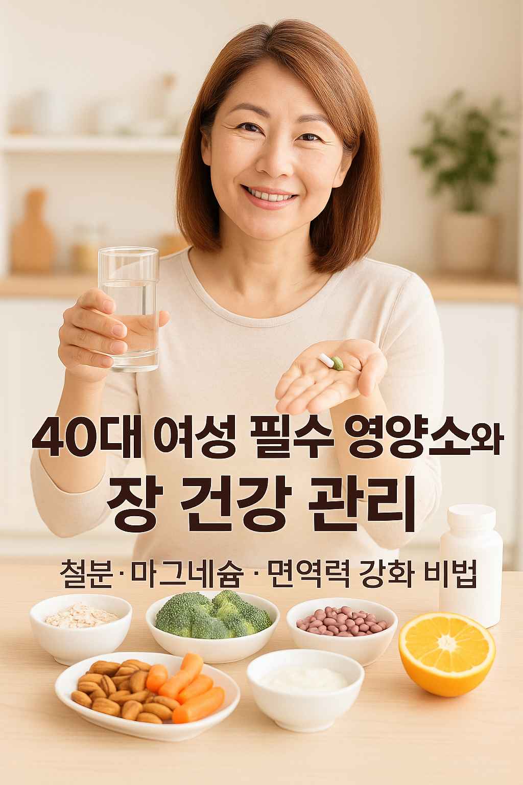 필수 영양소와 장 건강 관리 ❘ 철분·마그네슘·면역력 강화 가이드