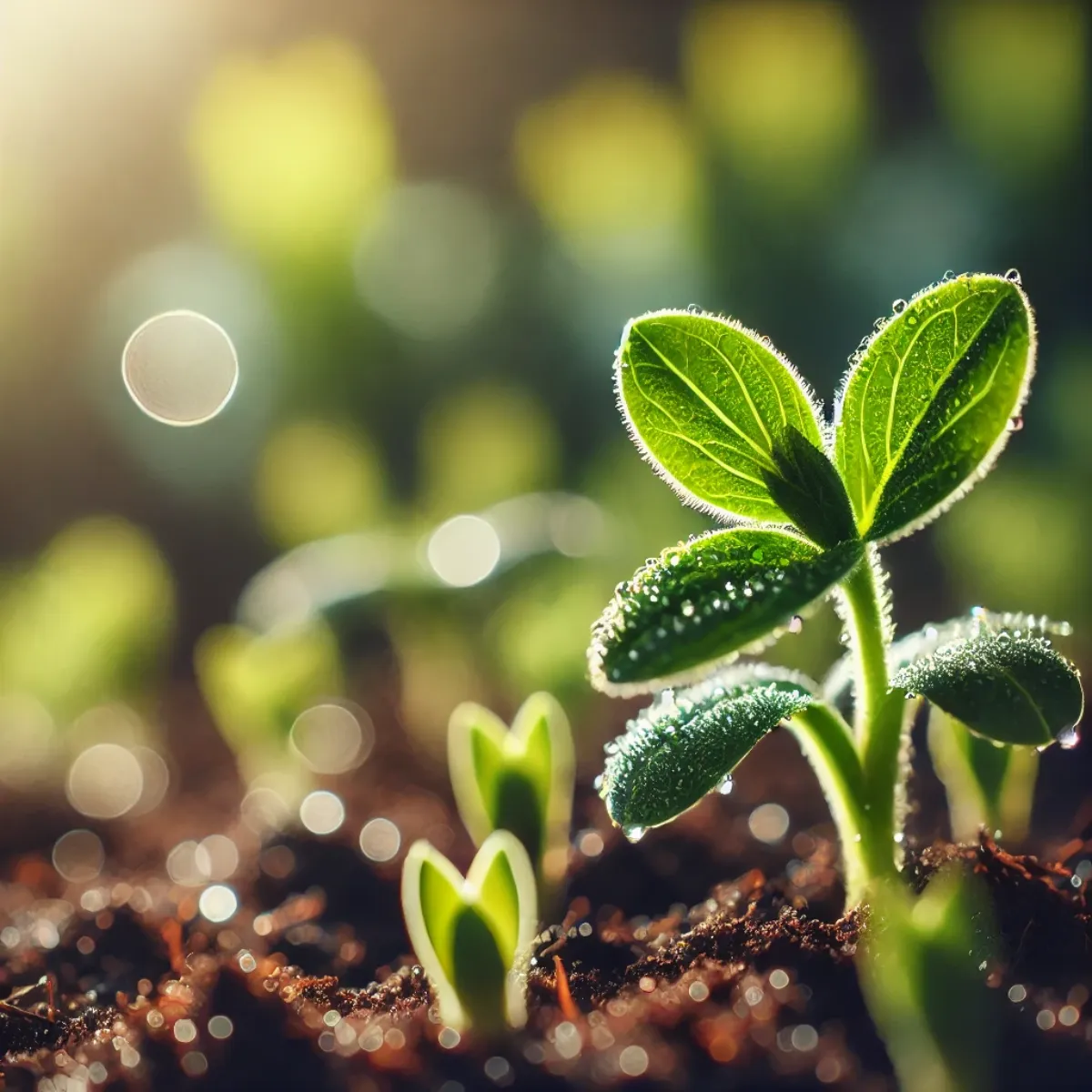 춘분 봄 새싹 이미지