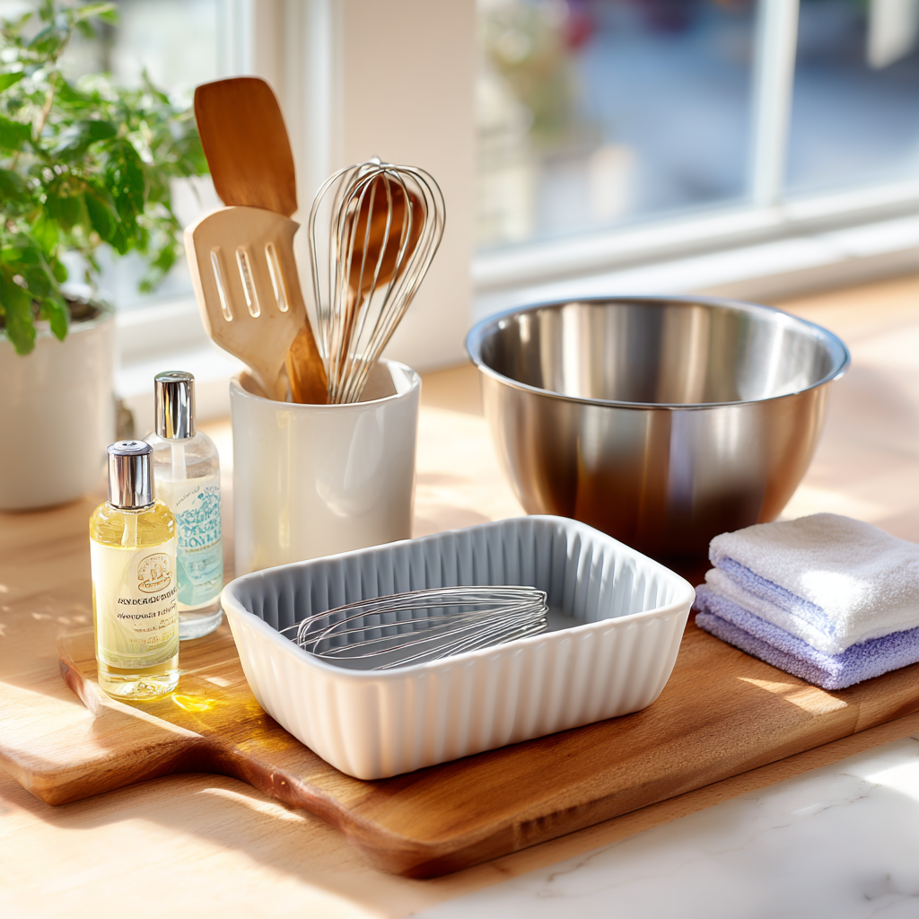 홈카페 베이킹 키트 청소