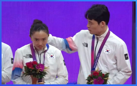 동메달 시상식
