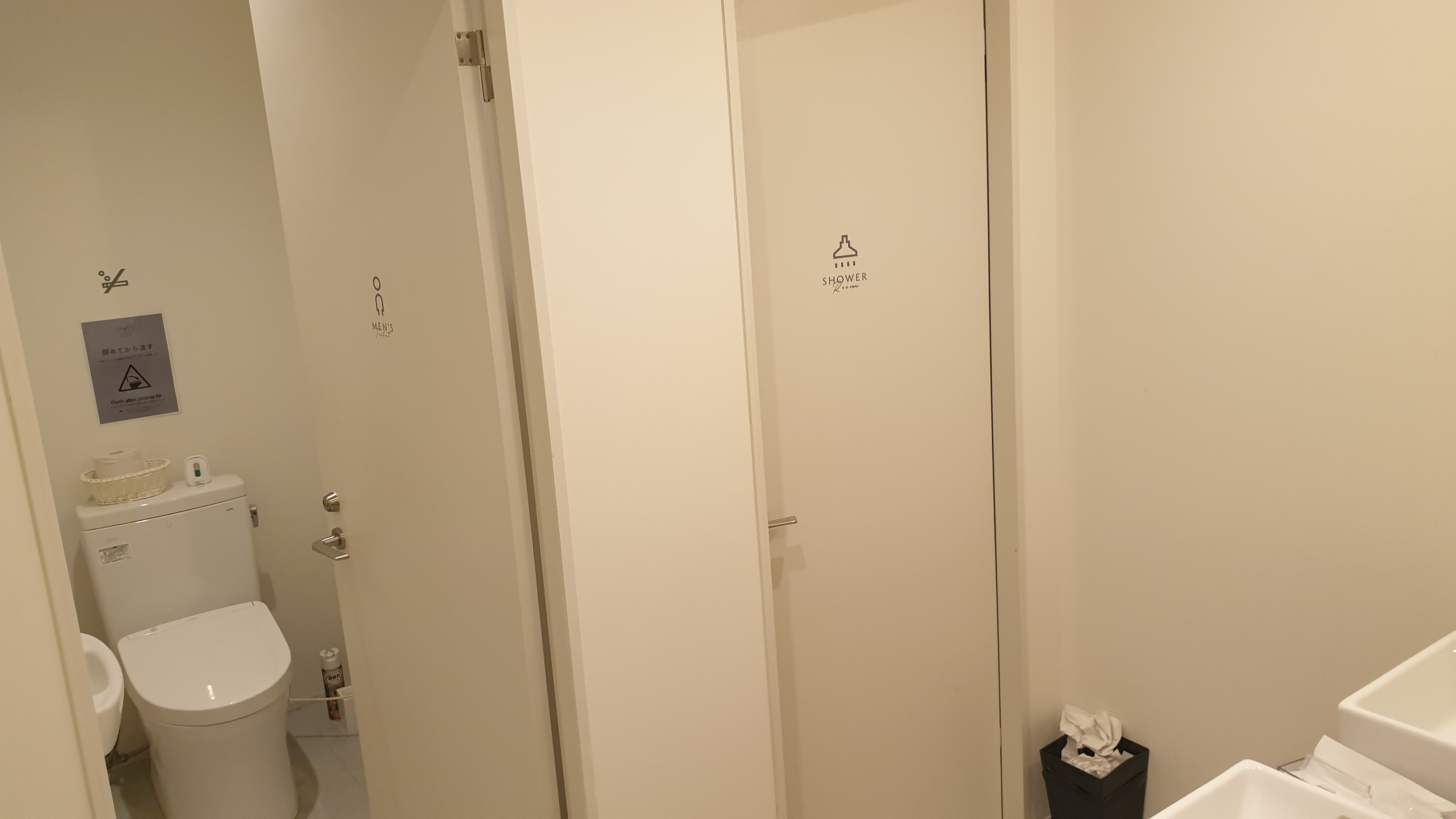 나가사키 게스트하우스 HaFH NAGASAKI SAI 샤워실, 화장실