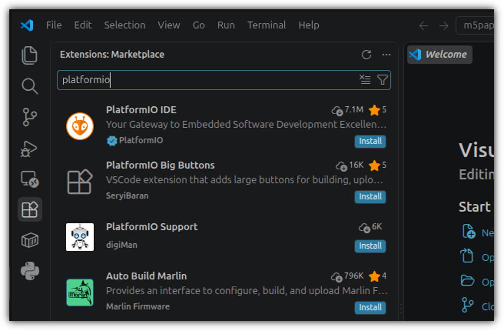 PlatformIO Extension