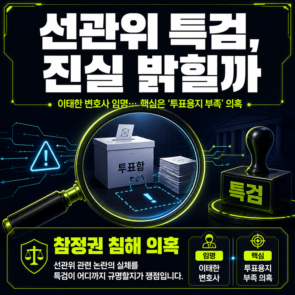 선관위 특검, 진실 밝힐까