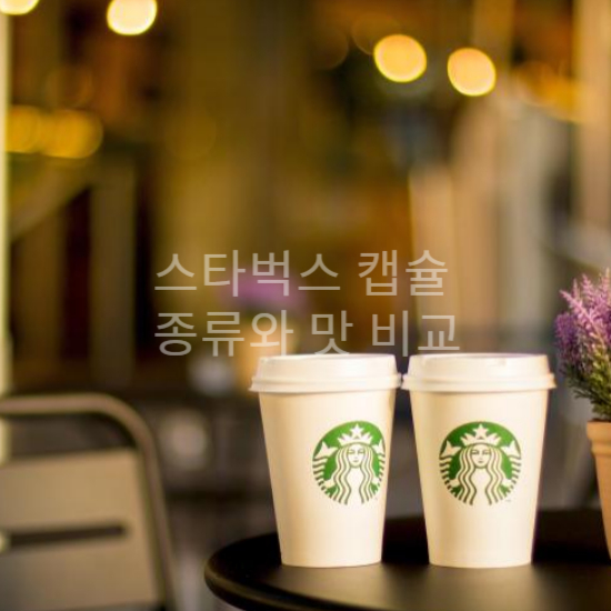 스타벅스 캡슐 종류와 맛 비교3