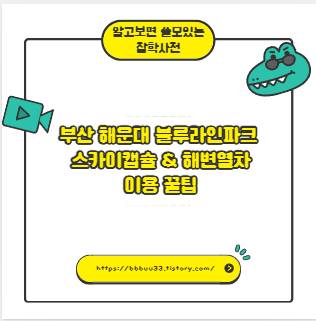 부산 해운대 스카이캡슐 청사포 출발 요금 할인부터 추천 시간