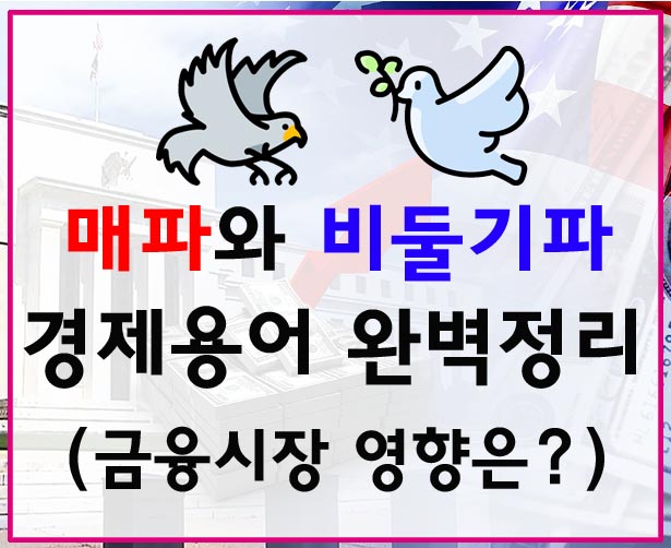 매파와 비둘기파 경제용어 완벽정리! 금융시장에 영향은?
