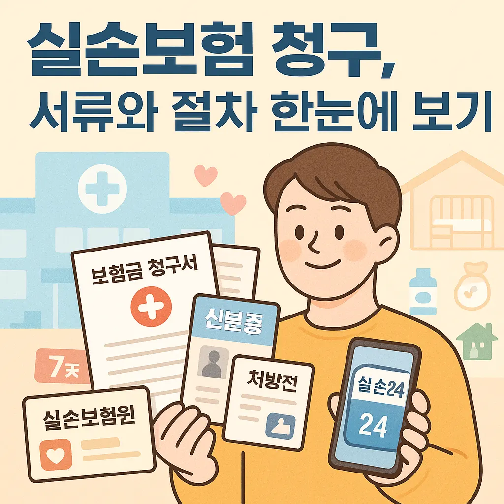 실손의료보험금 청구서류 실손보험 청구 절차