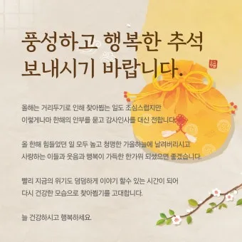 명절 안부 인사 장거리 이동 안전 당부 가족 사랑 전하는 문구_24