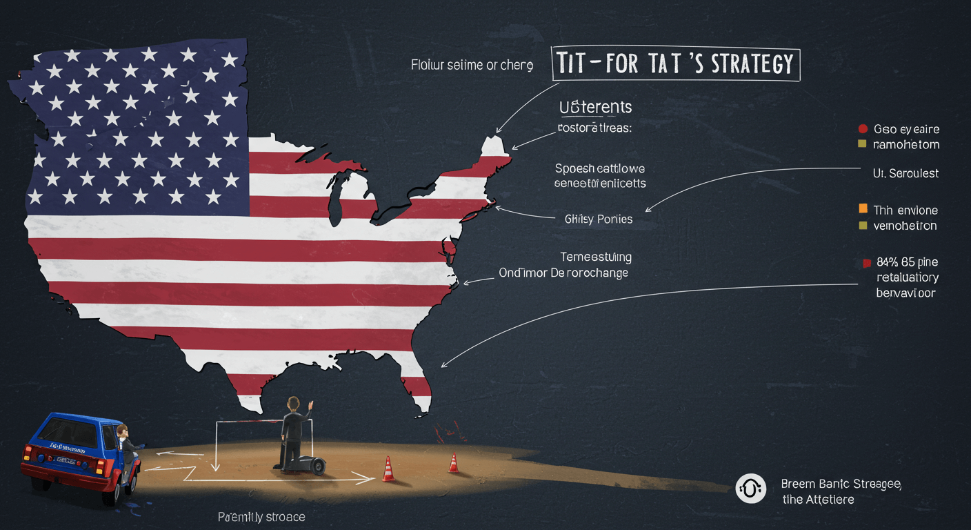 중국의 보복에 미국이 보복하는 Tit for Tat Strategy