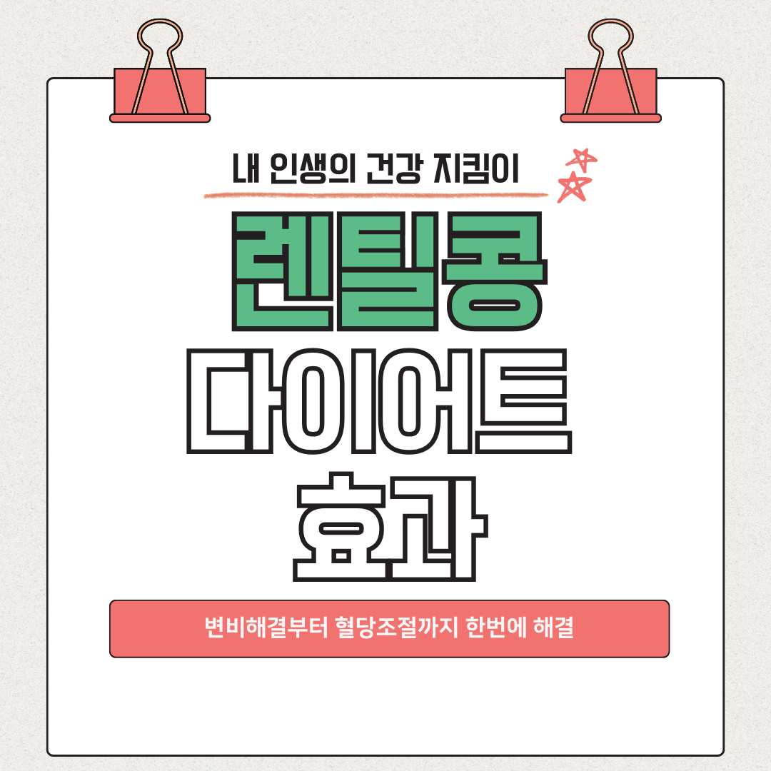 렌틸콩 다이어트 효과