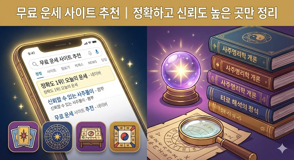 무료 운세 사이트 추천