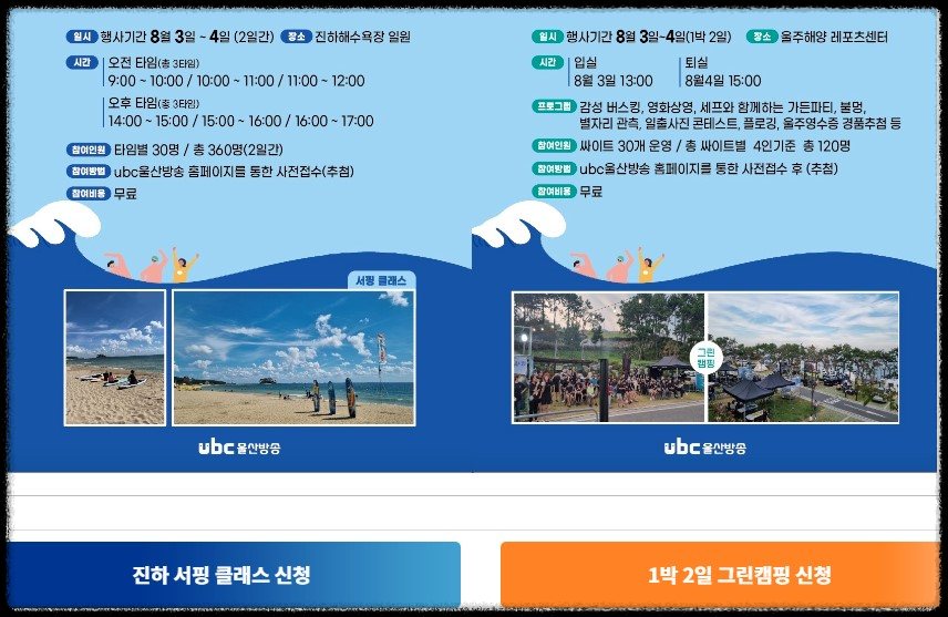 2024 울주 해양레포츠대축전 아쿠아슬론 생존수영 대회