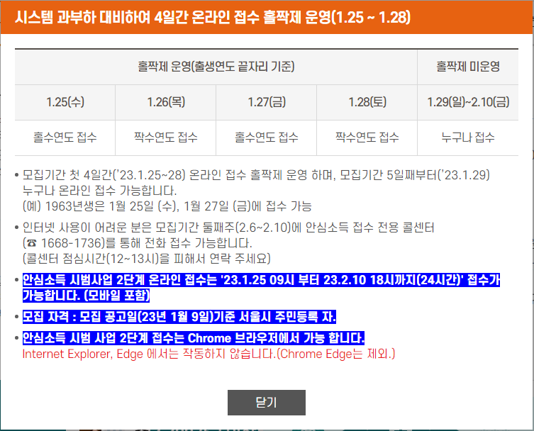 서울시 안심소득