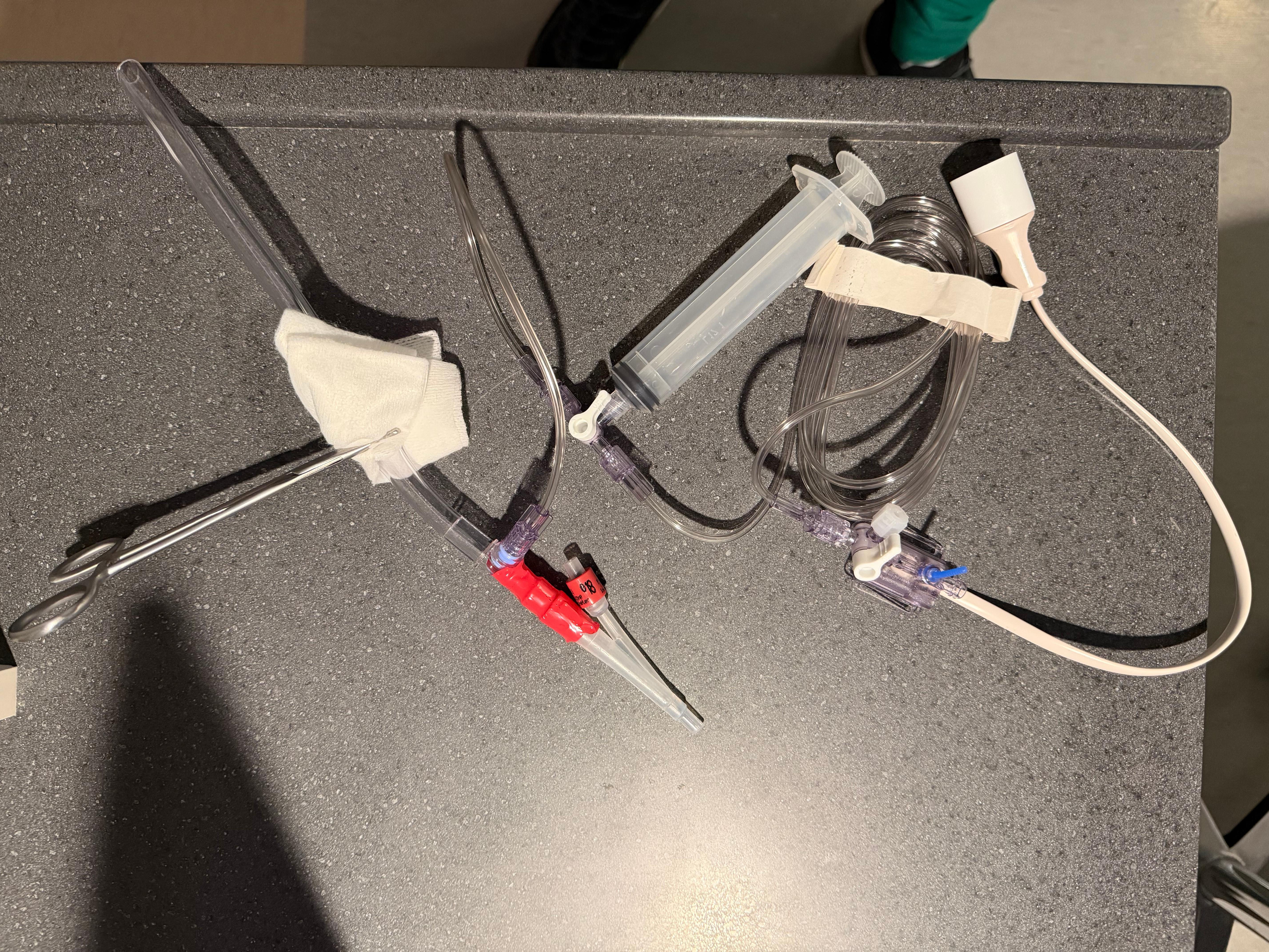 복강내압측정셋업