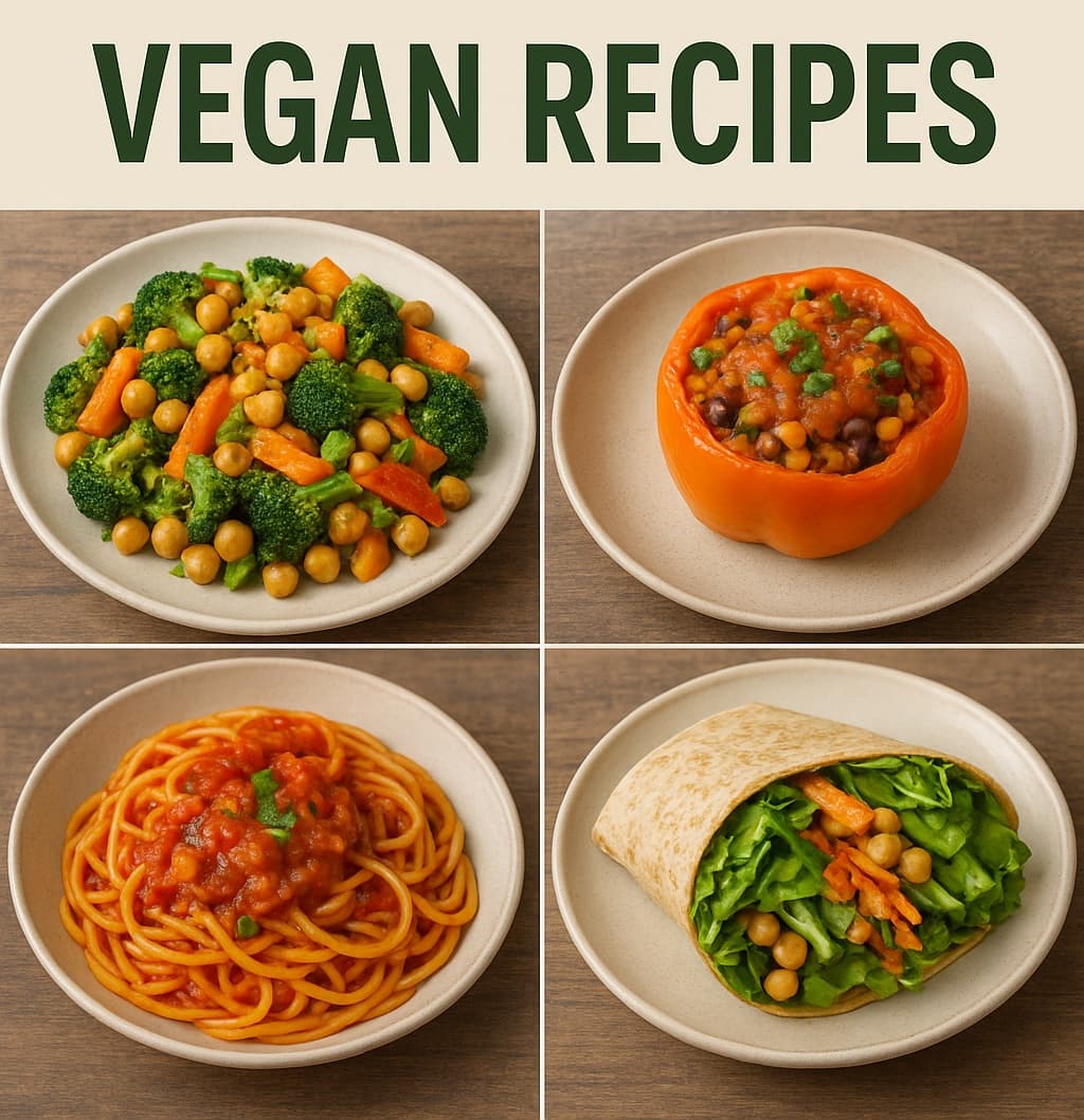🌿 비건 레시피 7가지: 쉽고 맛있게 즐기는 채식 요리