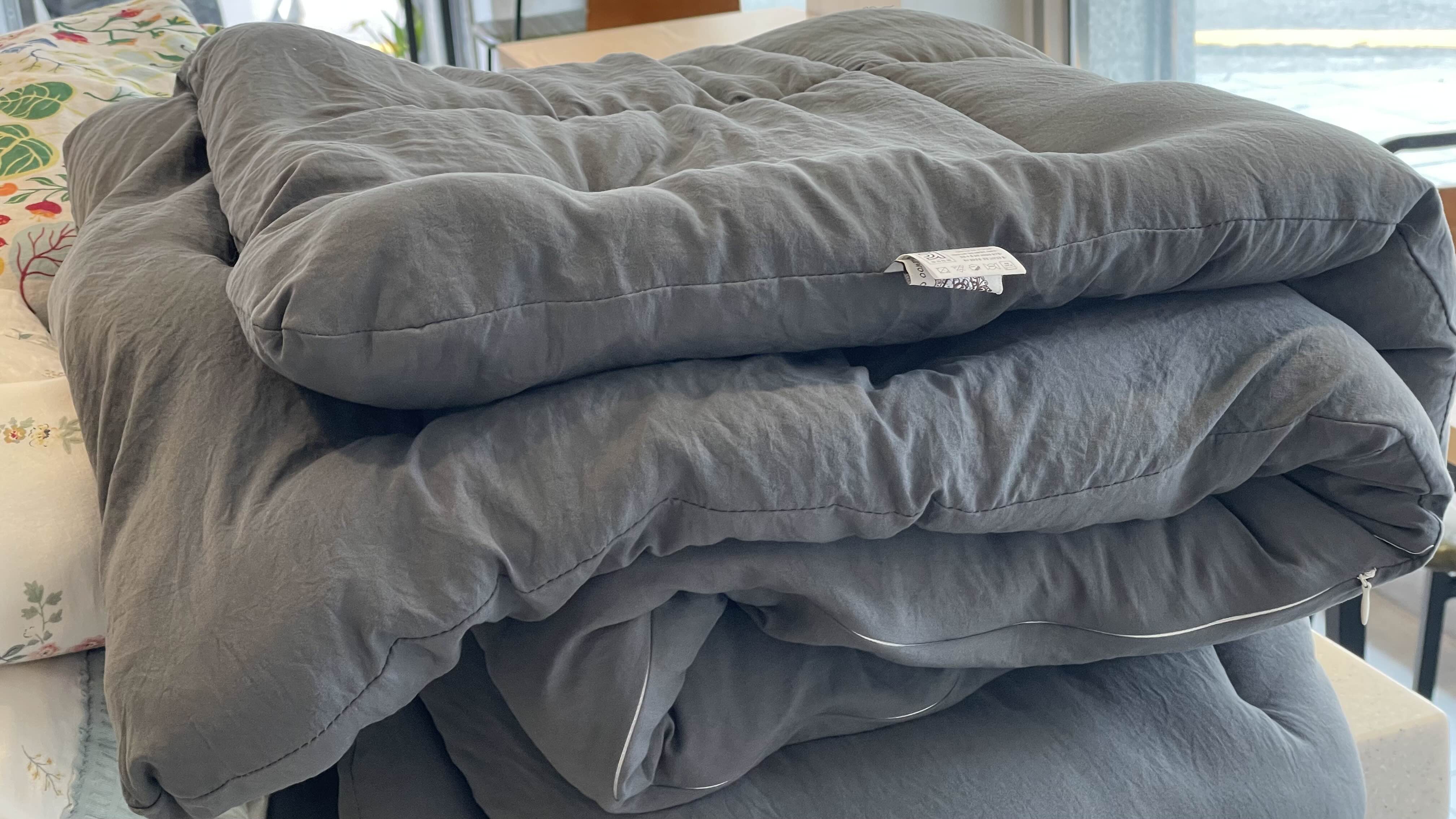 새이불 세탁 완료