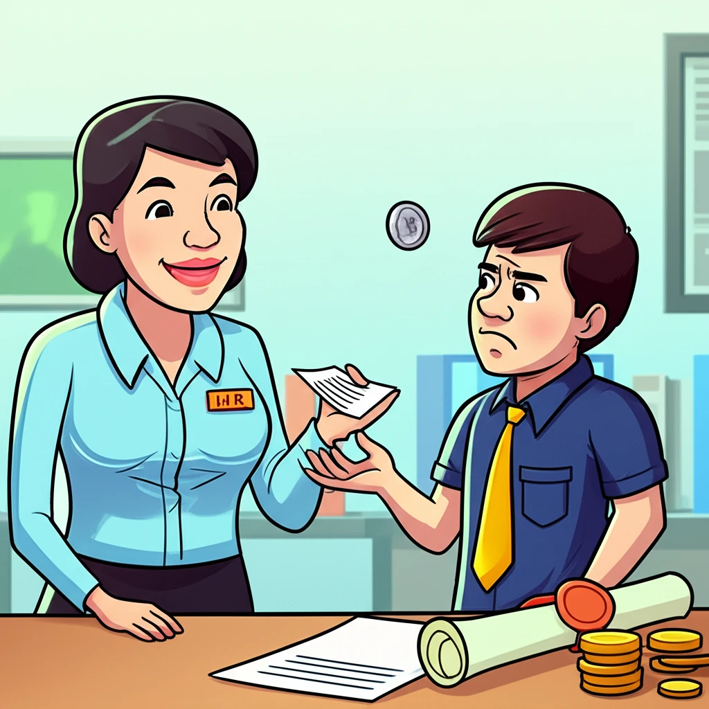 독감 검사 결과 확인 후 회사 병가 ..