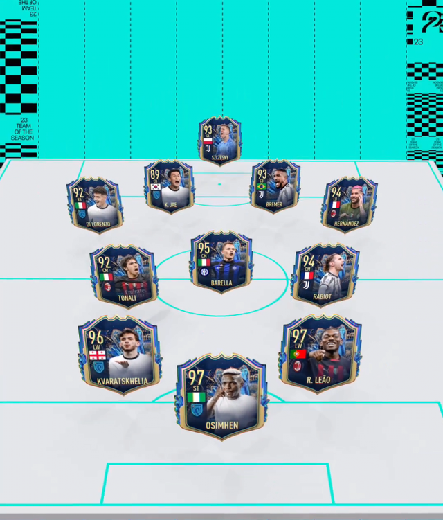 올해의팀 선수들