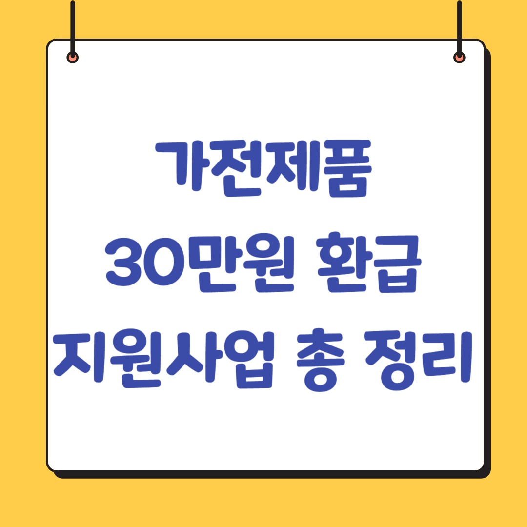 가전제품-30만원-환급