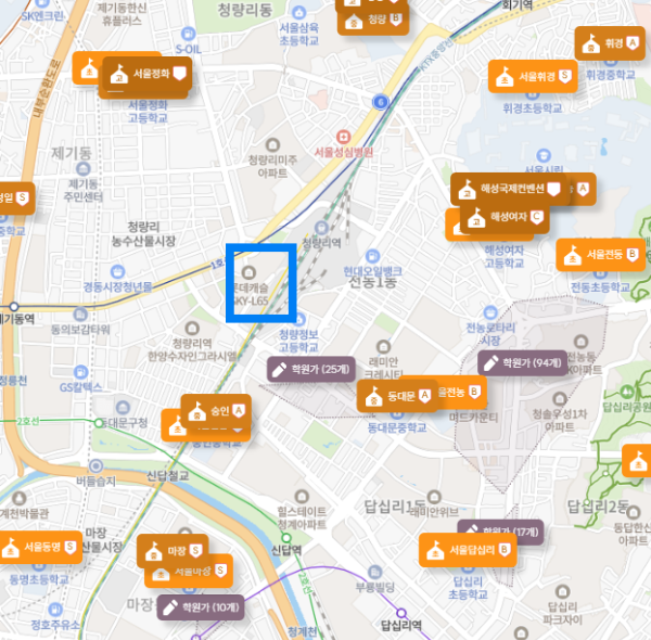 학원가