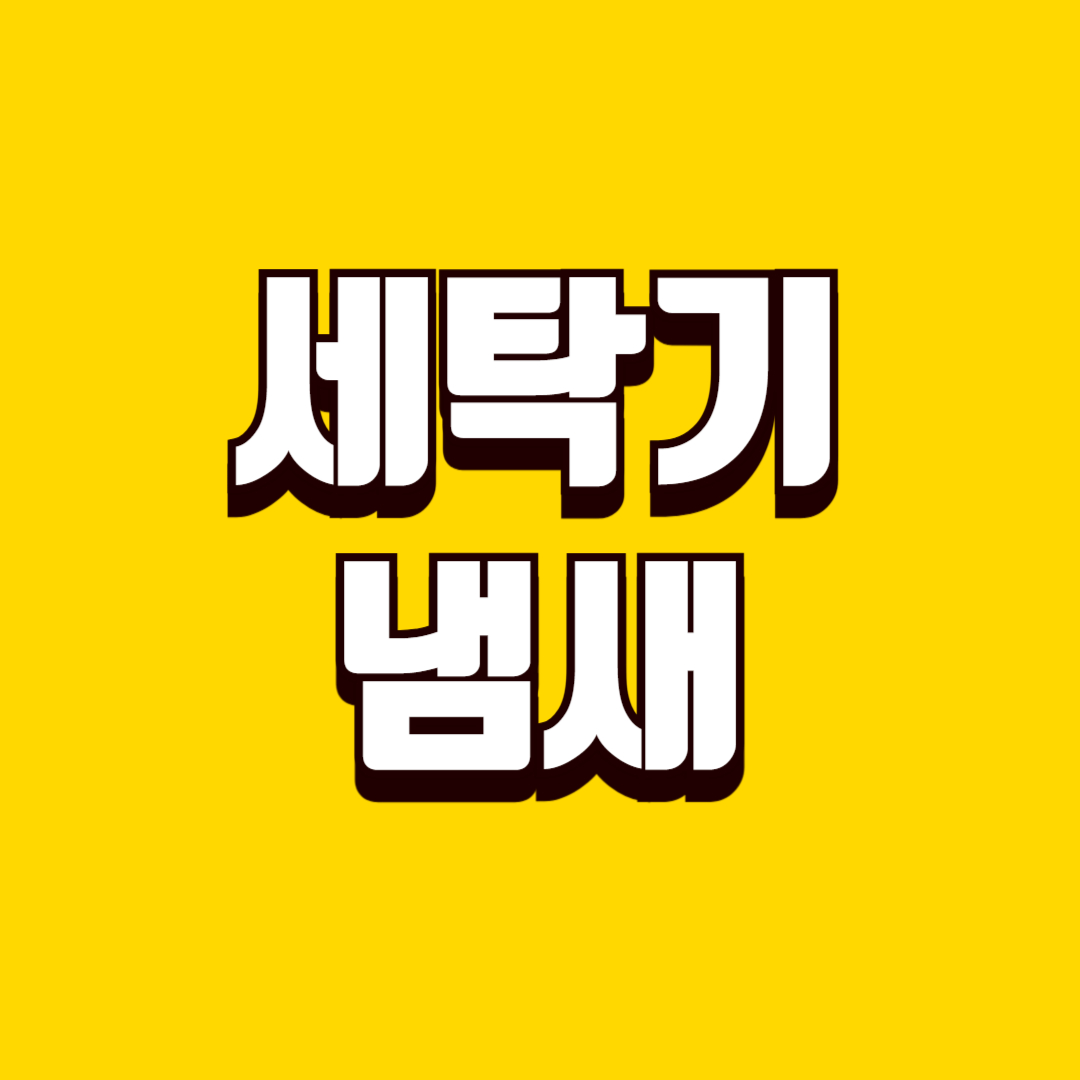 세탁기 냄새 원인과 해결 방법, 재발 없이 관리하는 방법