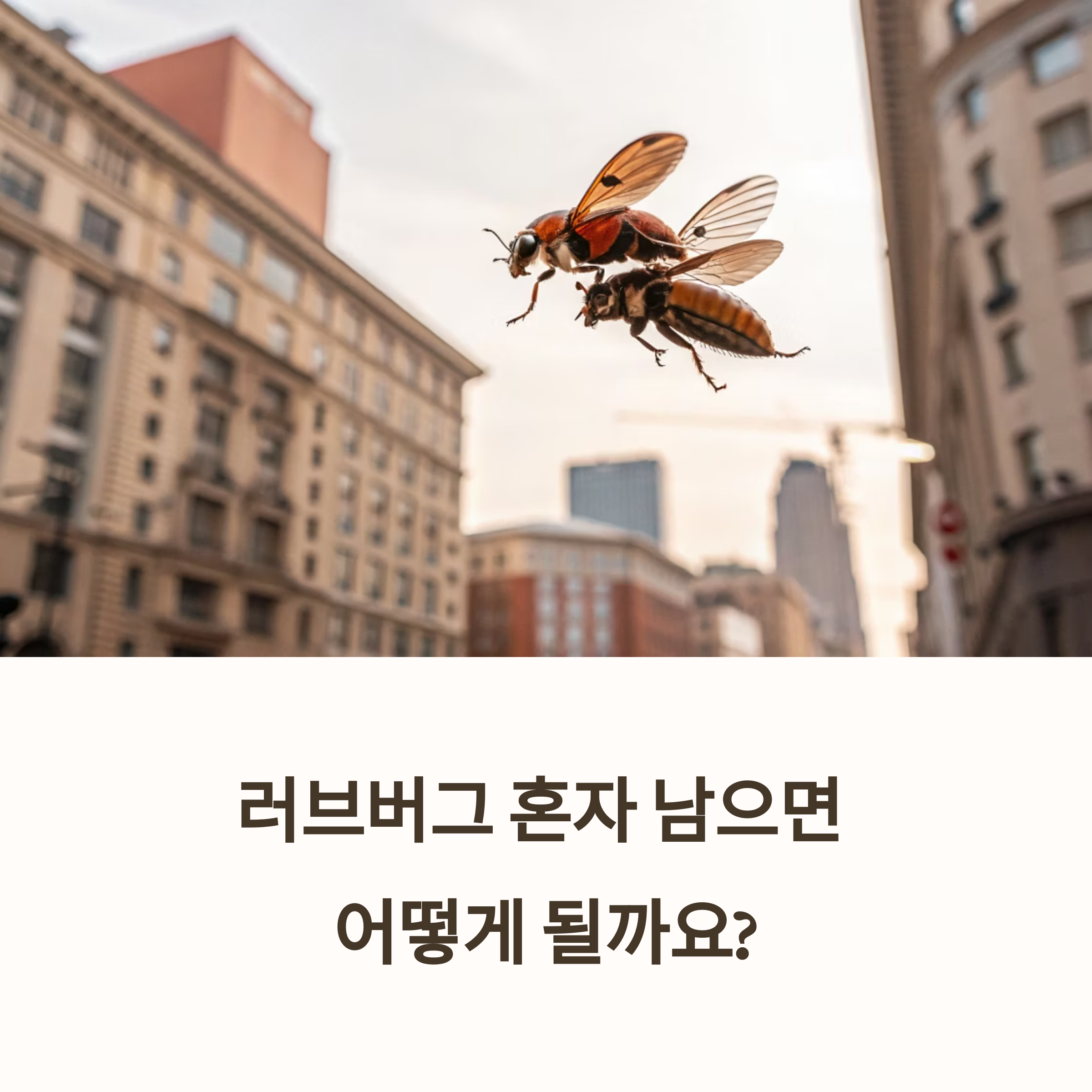 러브버그 혼자 되면 어떤 일이? 2025 대량 출몰과 생태 분석 총정리