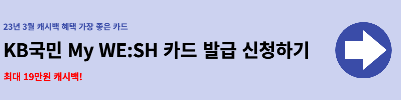 kb국민카드 신청