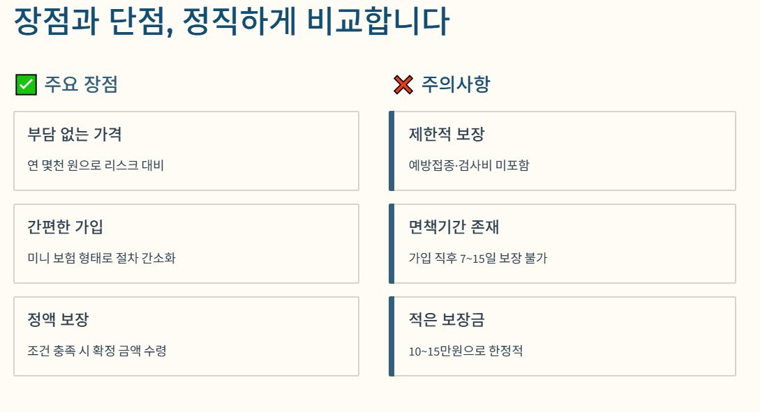 장단점 비교
