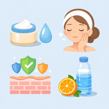 겨울철 피부 보습과 장벽 관리 모습1