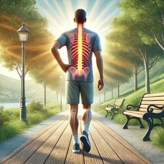 허리디스크통증_걷기운동