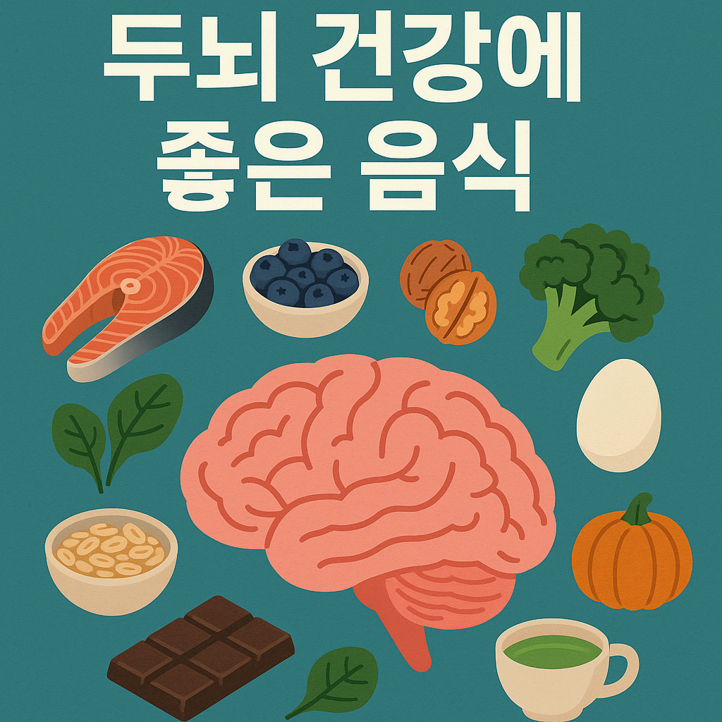 두뇌 건강에 좋은 음식