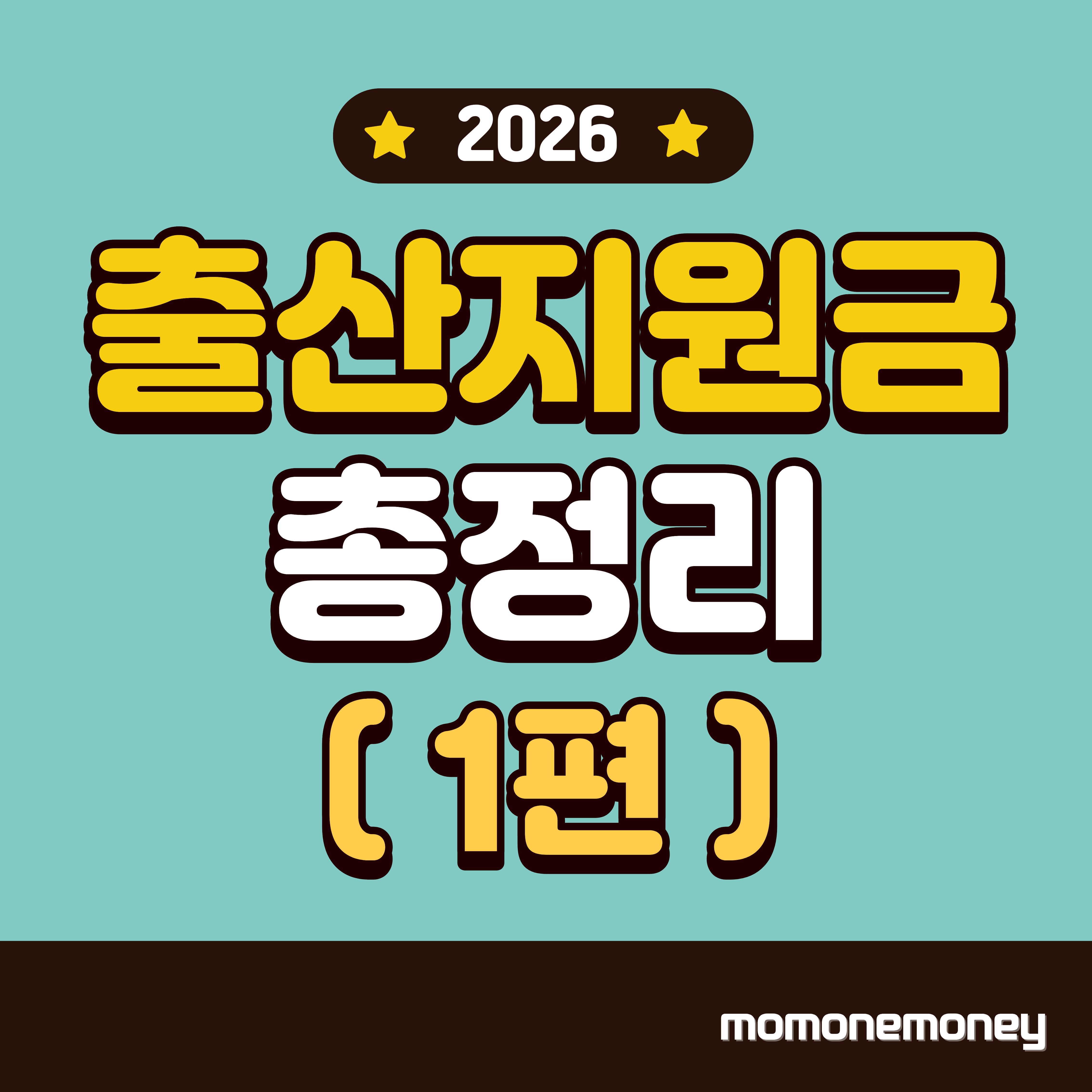 출산지원금 총정리 1편 이미지