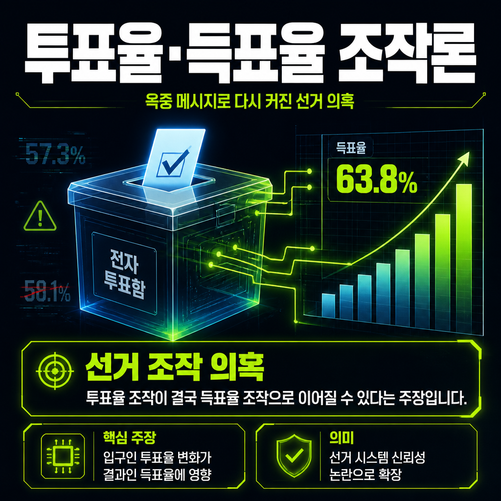 투표율·득표율 조작론