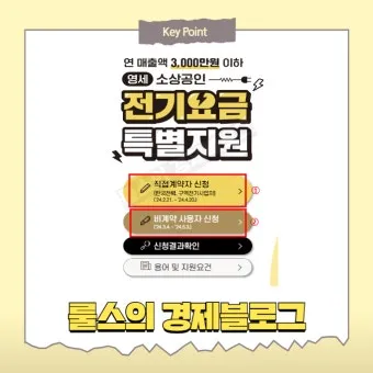 소상공인 전기요금 특별지원kr 제도 정리_3