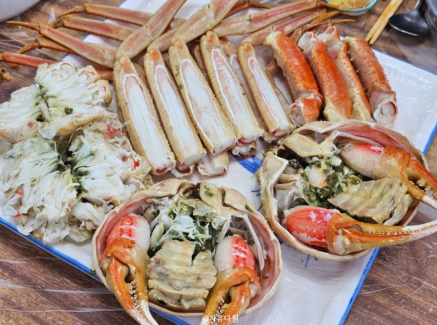 포항 구룡포 맛집 영일만회대게