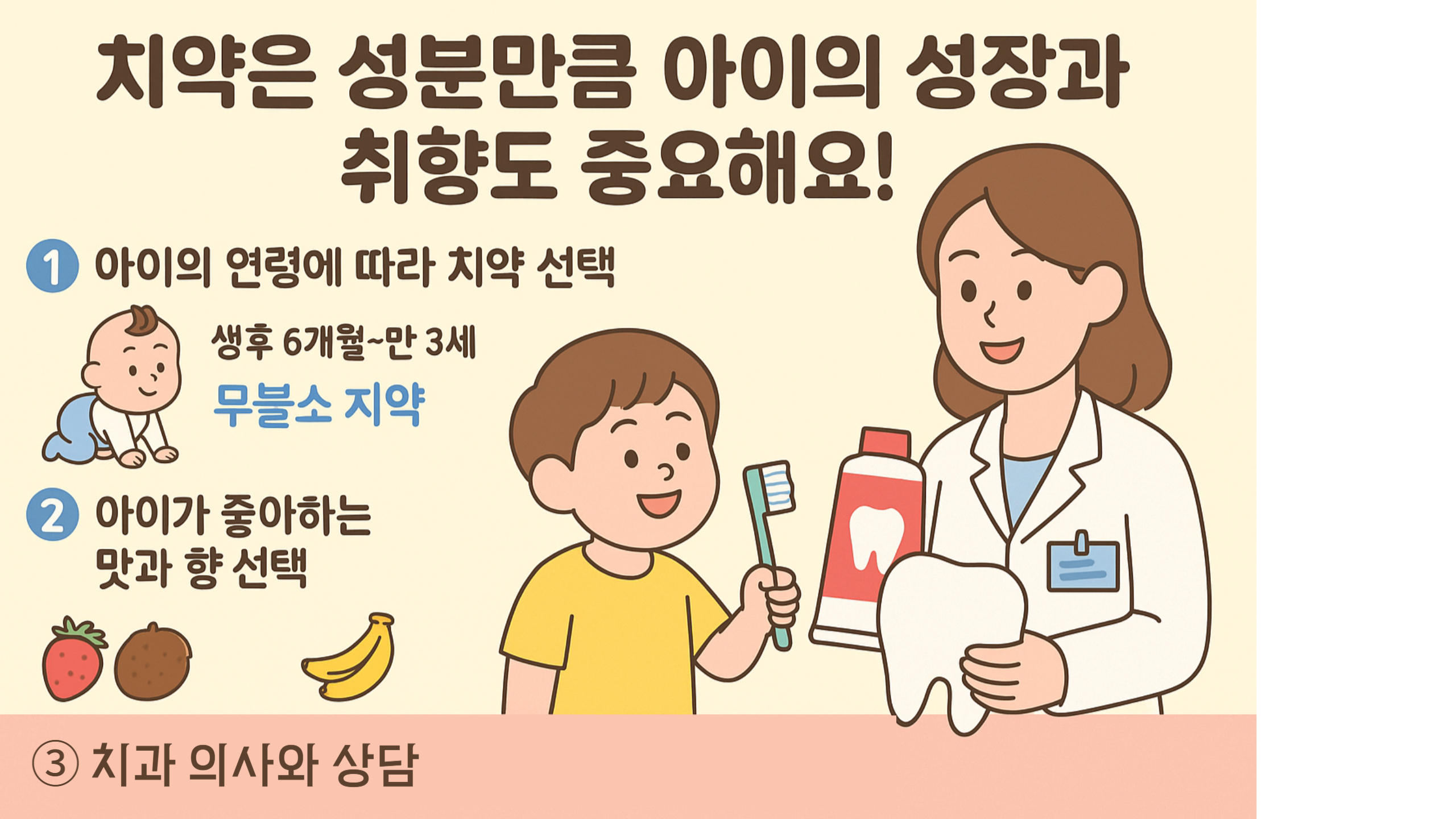 성분 확인 아이에 맞게 치약 선택하기