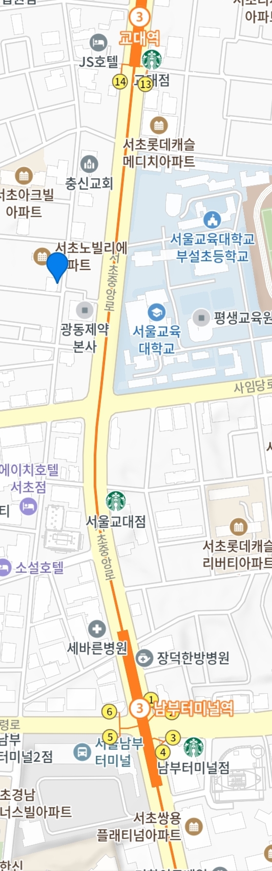 맥주창고 서초점 위치