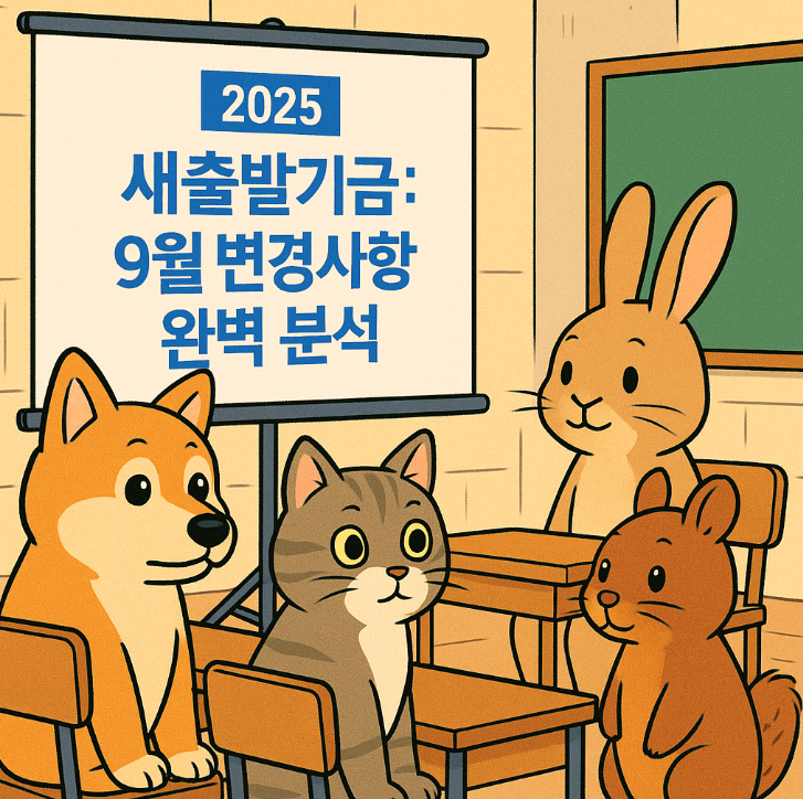 2025 새출발기금: 9월 변경사항 완벽 분석