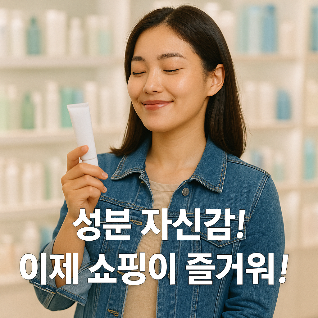 성분 자신감! 이제 쇼핑이 즐거워! 🛍️💖
