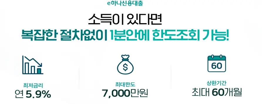 e하나신용대출