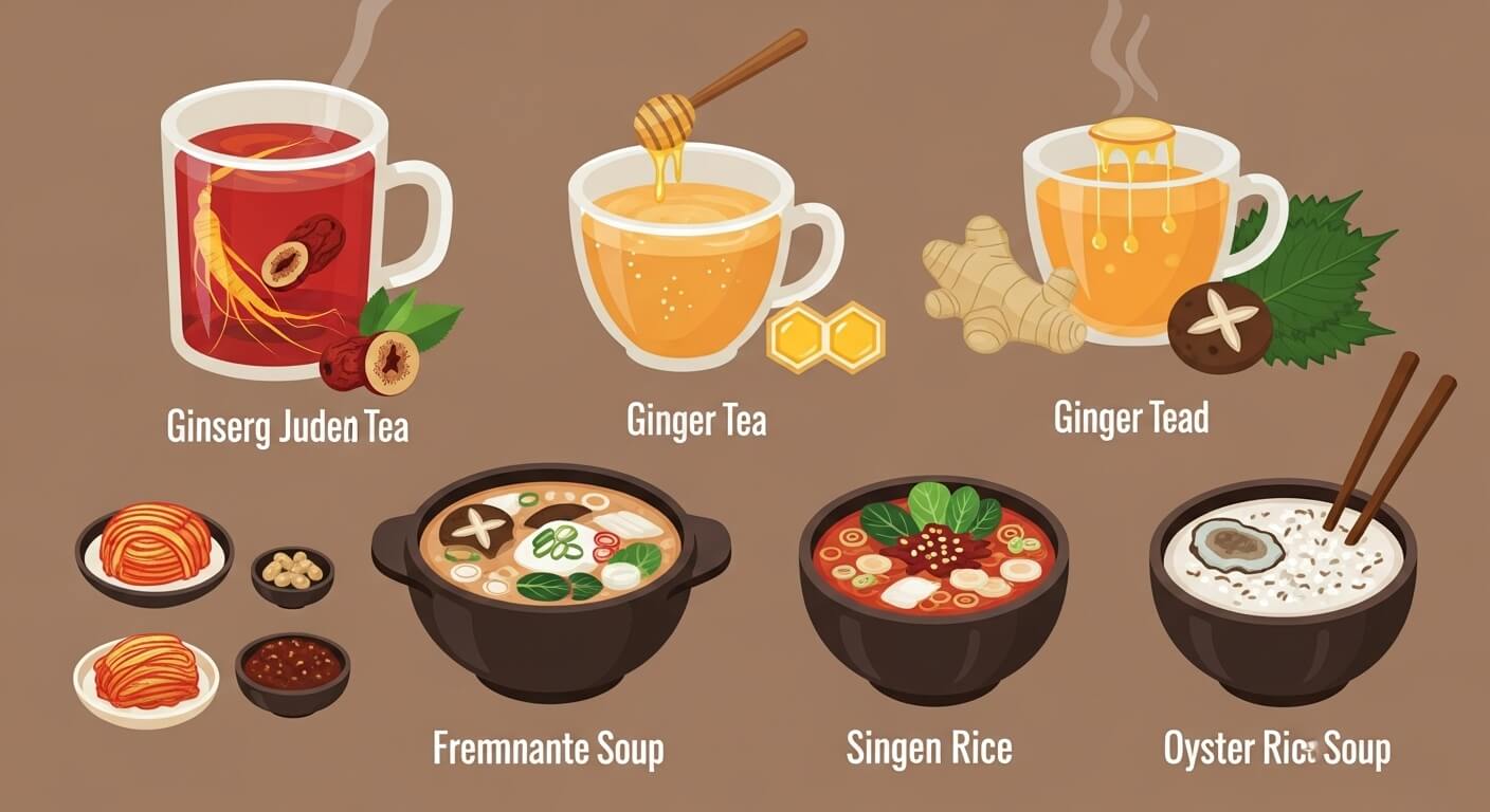 면역력 향상을 위한 전통 보양식