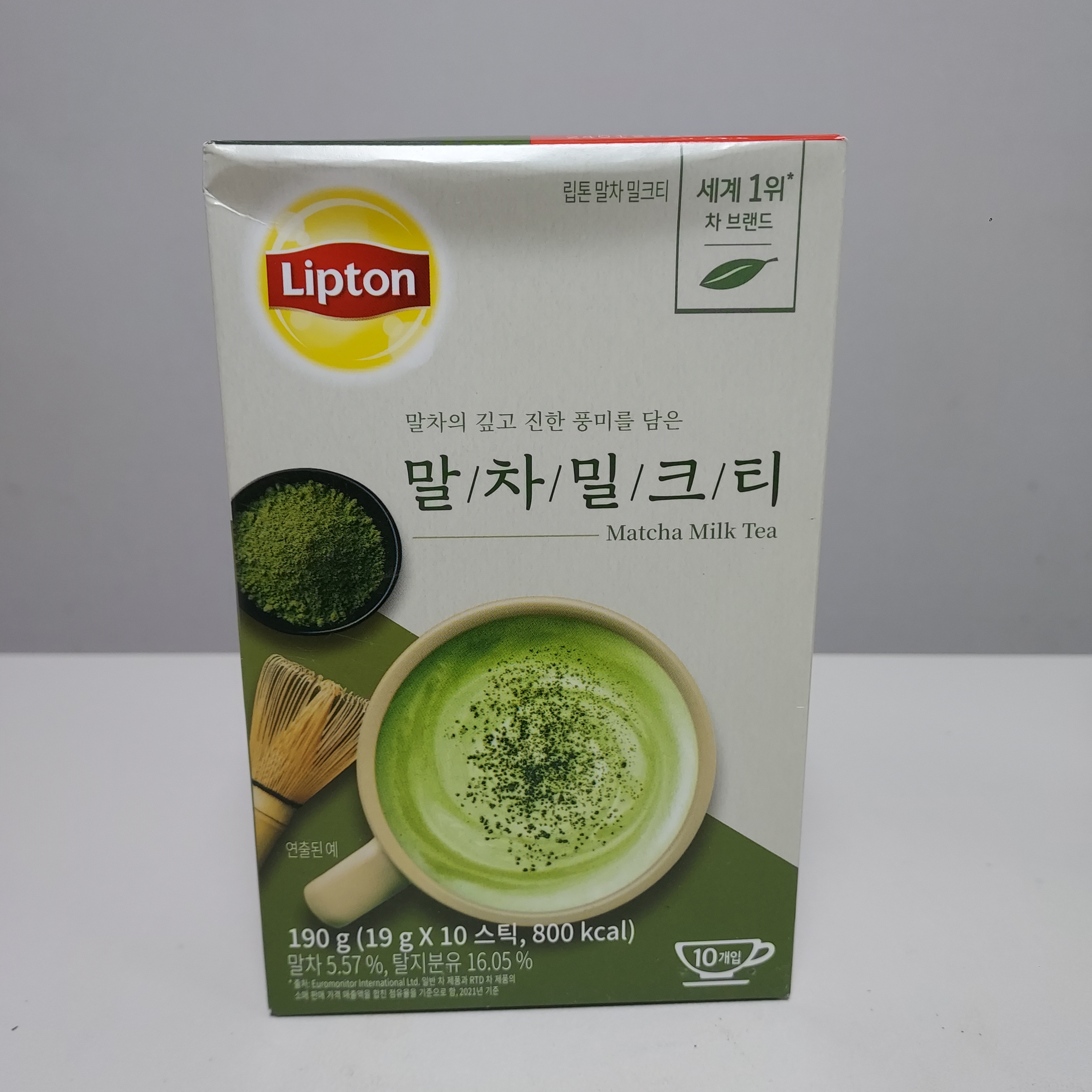 립톤 말차 밀크티