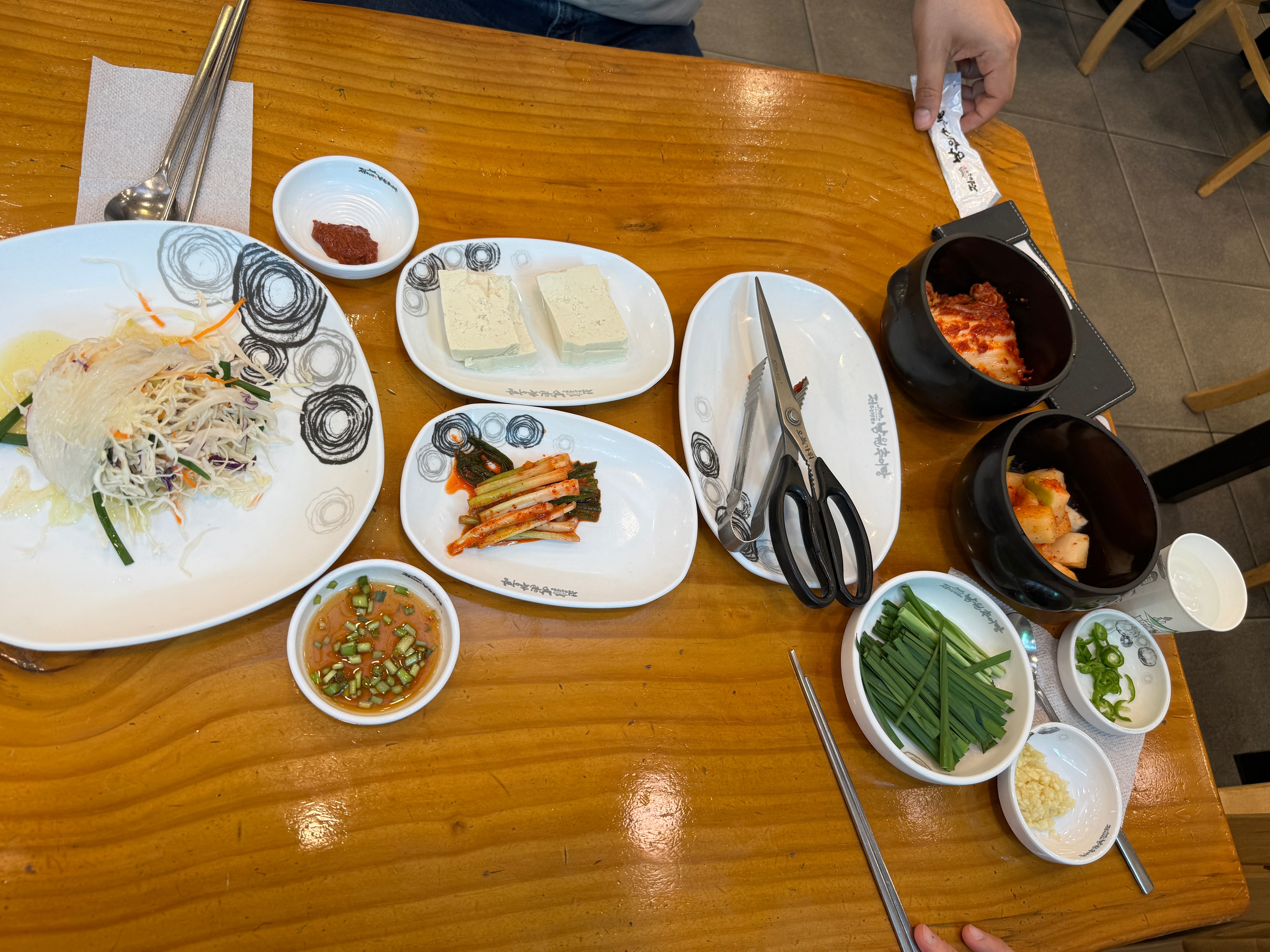 정담명가-기본반찬