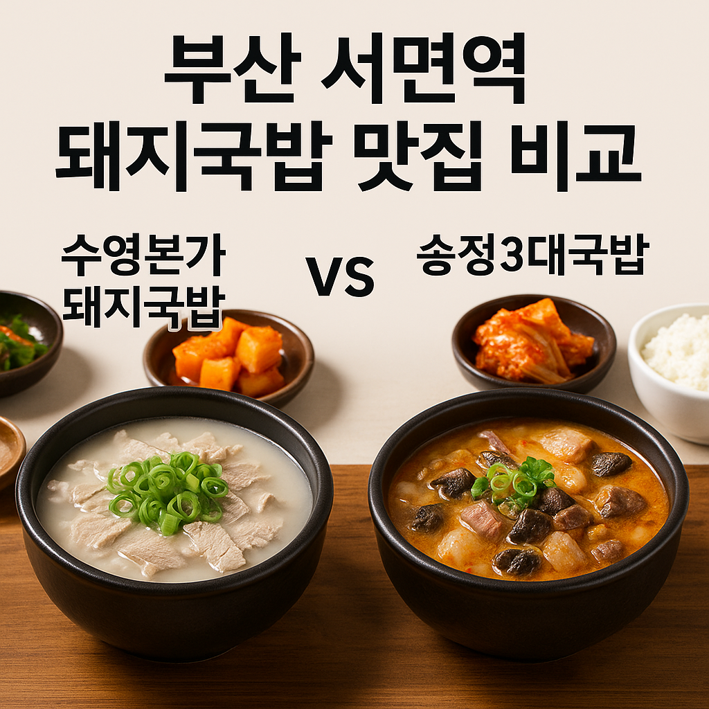 부산 서면역 돼지국밥