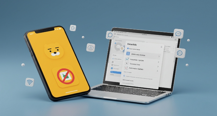 카카오톡 자동 업데이트 끄기 관련 이미지