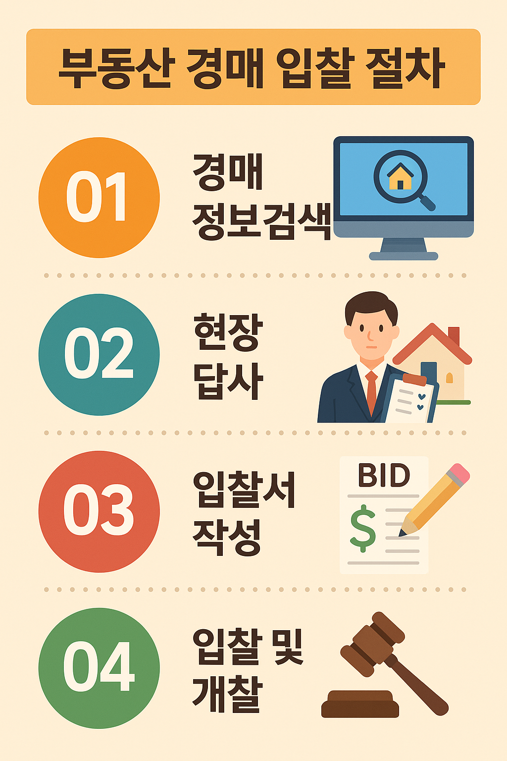 경매 입찰 절차 순서