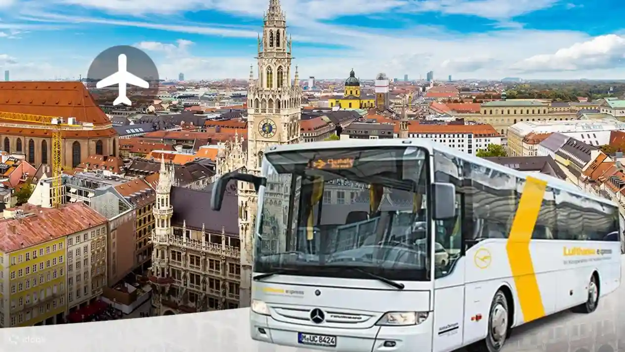 뮌헨 공항에서 시내까지 가장 빠르게 루프트한자 익스프레스 버스 티켓 독일