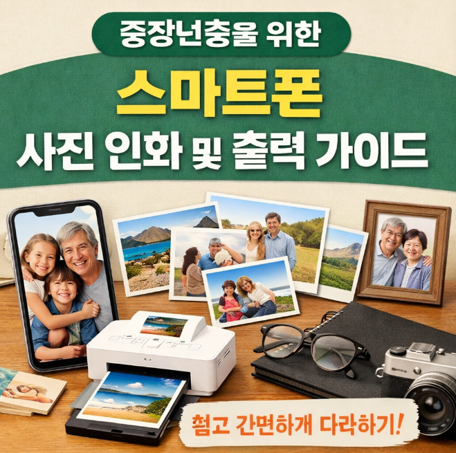 스마트폰 사진 인화 및 출력 가이드